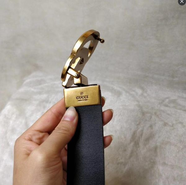 

belt male pure cowhide leather head layer automatically cut the whole piece cowhide belt authentic 2018 new business boom, Black;brown