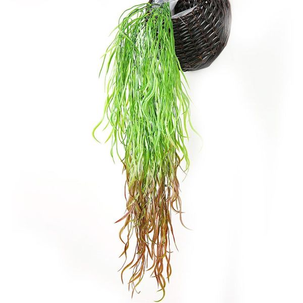 

artificial fake flower vine rattan hanging plant home garden wedding decoration