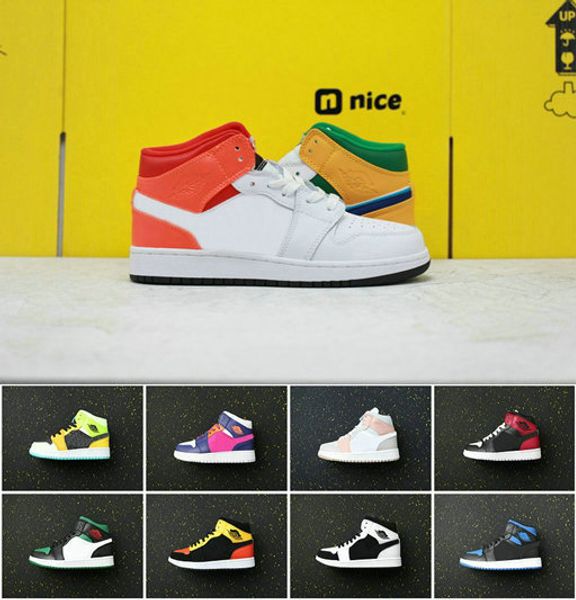 

men basketball shoes 1s mid noble red raygun jumpman 1 se gs milan st. patrick's day pine green fearless fire pink trainers 5.5-12