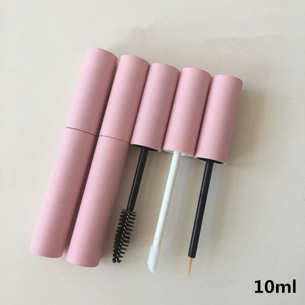 

10ml diy pink empty eyelashes tube mascara tube, lip gloss tube refillable bottles makeup tool fast shipping f3672
