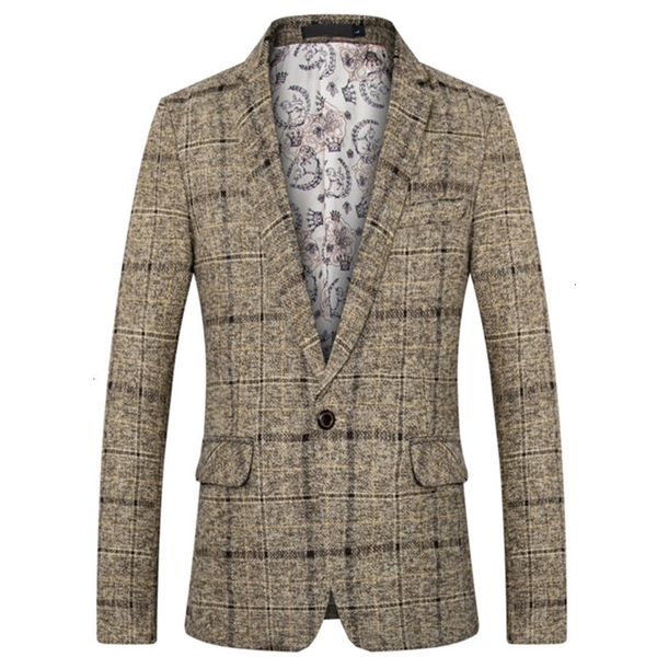 

2019 fashion nieuwe mannen casual boutique lange mouw pak/mannen slim fit business plaid pak blazers jas jas, White;black