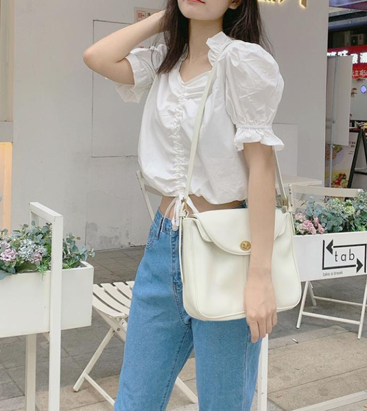 

fashion women bag large soft pu leather shoulder bag cover tote black white women cross body casual spring summer gju7256