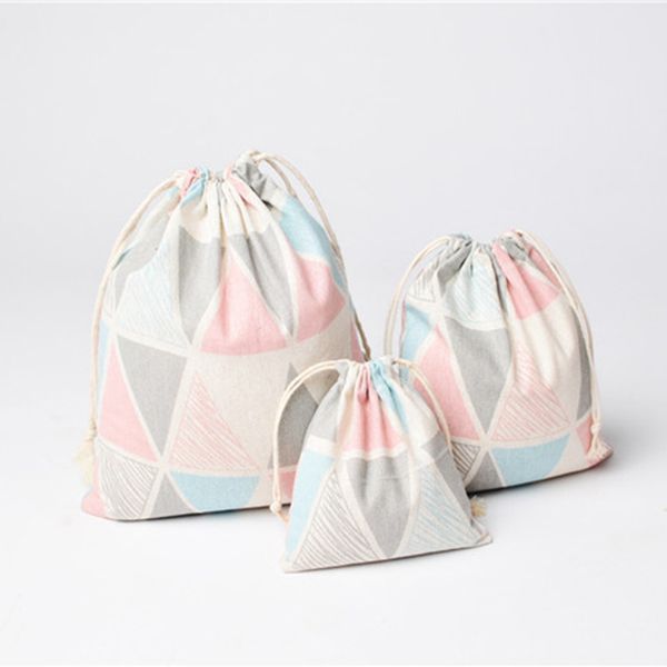 

fashion drawstring 3pcs cosmetic bag set travel make up case organizer storage makeup pouch toiletry beauty wash kit box