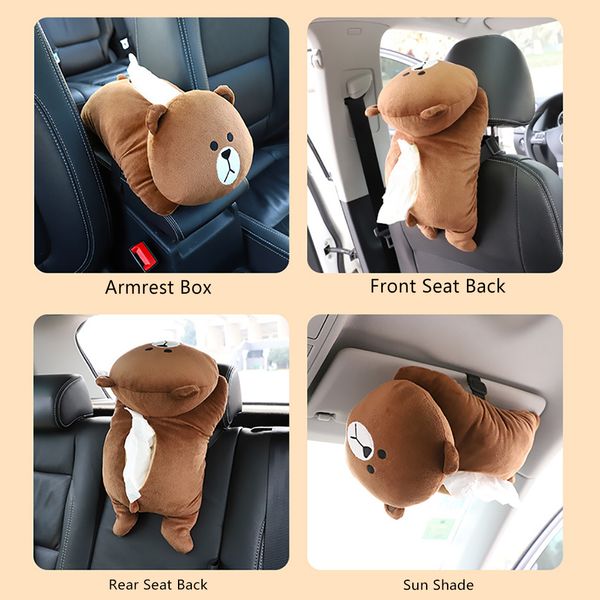 

car armrest box cartoon tissue box