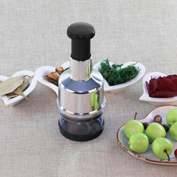 

vegetable fruit salad onion chopper cutter hand press food chopper garlic grinder slicer food dicer shredder mincer kitchen tool
