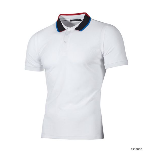 

mens desiger t shirt simple stripes men color luokou design leisure polo short sleeve t shirtei6n3dfj, White;black