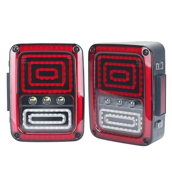 

2Ã led rear tail light brake reverse turn signal lamp for wrangler jk euro(us plug