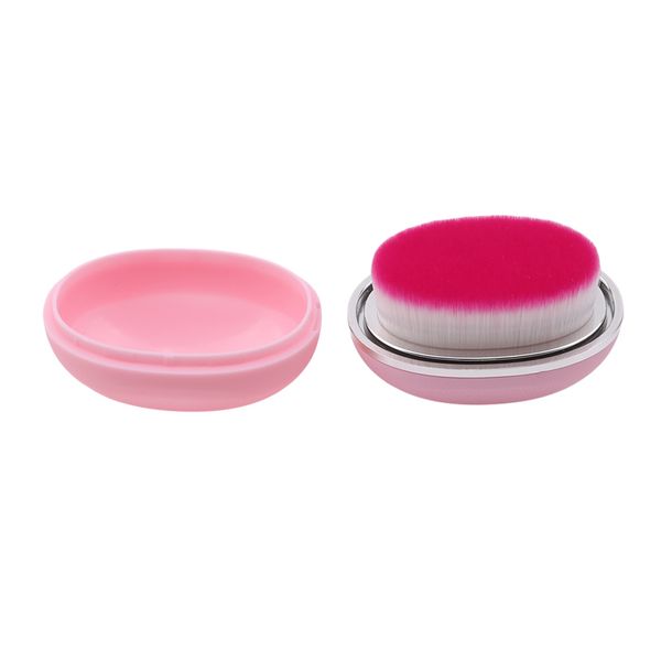 

1pc portable foundation bronzer brush flat cream makeup brushes beauty cosmetic make-up brush with box folding shape