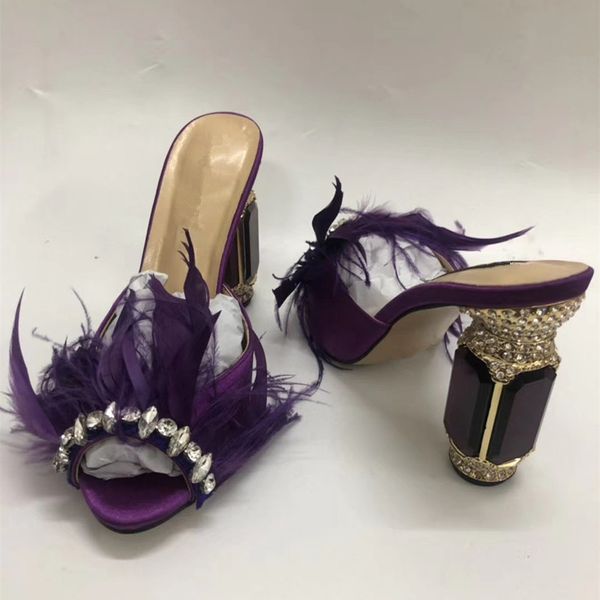 

peep toe high heeled pumps crystal heels heels sandals shoes eu35-41 by706, Black