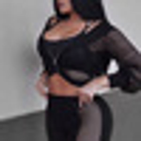 

women's jackets jacket coat long sleeve zipper mesh net, Black;brown