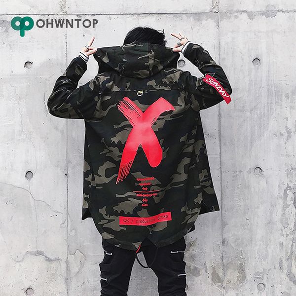 

men camouflage jacket high street ribbon patchwork cotton men x print bomber coat autumn harajuku pilot flight jacket streetwear, Black;brown