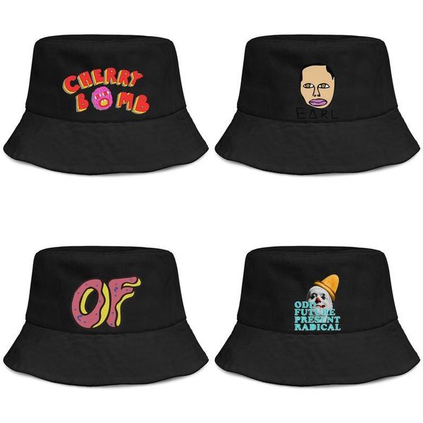 

odd art future tyler the creator cherry bomb mens and womens buckethat cool team bucket baseballcap radical ofwgkta logo earl x santa, Blue;gray