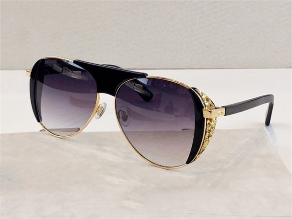 

2020 новый роскошный досуг ретро зеркало солнцезащитные очки женщины / мужчины бренд дизайнерские очки леди круглые солнцезащитные очки улич, White;black