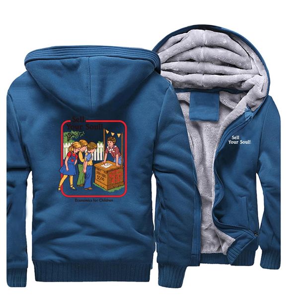 

satan ouija winter jacket men fleece thick warm sell your soul mens jackets and coats hoodies sweatshirt hoody hoodie sportswear, Black