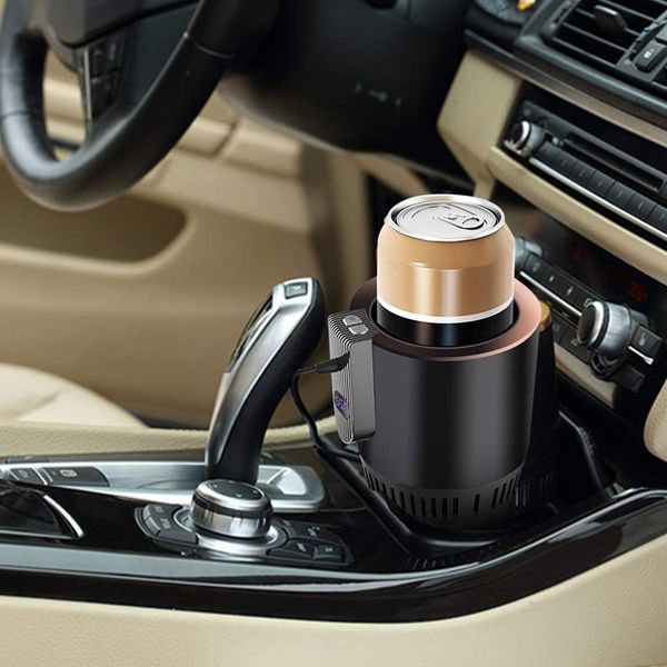 

smart car cup warmer cooler 12v 3a electric coffee warmer cooling mug for road trip bx