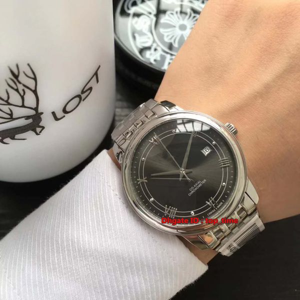 

6 style prestige co-axial 39.5mm miyota 8215 automatic mens watch 424.10.40.20.06.001 gray dial 316l stainless steel strap gents wathes, Slivery;brown