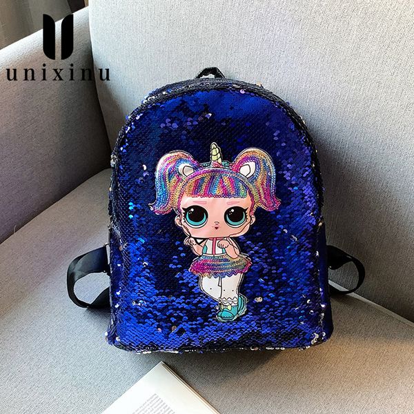 

2019 shining sequins backpack women backpack school for girl travel large capacity women bags party bags glitter