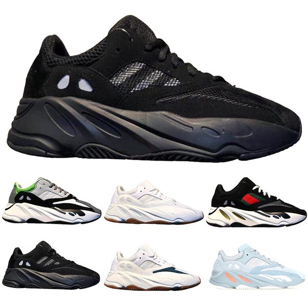 

kanye 700 stock x 700s wave runner classic men running shoes utility black inertia vanta static mens trainers sports sneakers runners 40-45