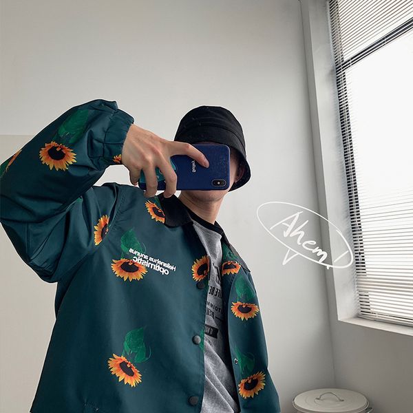 

2019 winter new korean version of the trend high street national tidejapaneseretrolining velvetdesign bf wind loose lapel jacket, Black;brown