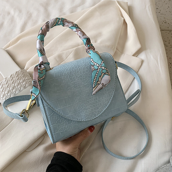 

малый сумки на ремне для женщин 2020 женский крокодил кожа pu crossbody сумка lady летние путешествия сумки и кошельки с шарфами