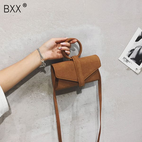 

bxx] solid color leather crossbody bags for women 2020 quality shoulder messenger chest waist bag female handbags hl411