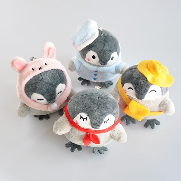 

new cute penguin plush toy animal penguin stuffed doll small pendant keychain children gift