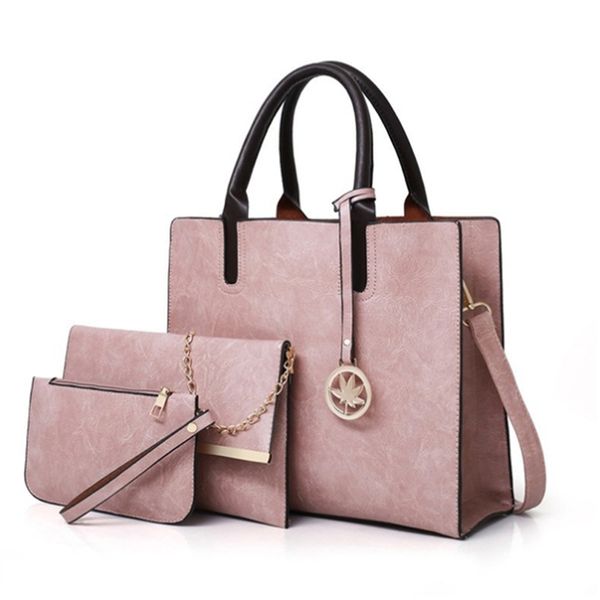 

ретро сумка наборы три пьесы мода кожаные сумки сумки женщины crossbody мешок плеча tote композитные сумки