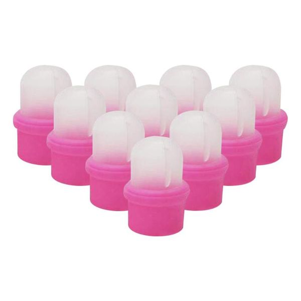 

10pcs wearable nail clip uv gel nail polish remover art soak off cap resurrection clips wrap tools
