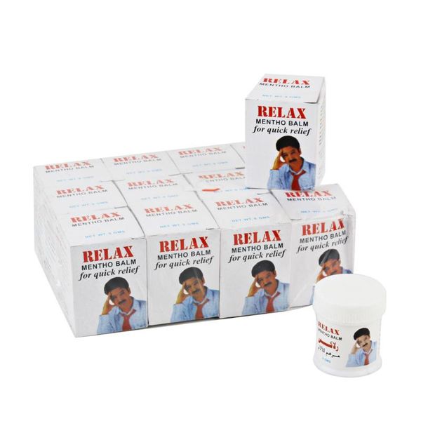 

relax mentho - vapour rub white cooling for anti mosquito toothache stomachache dizziness