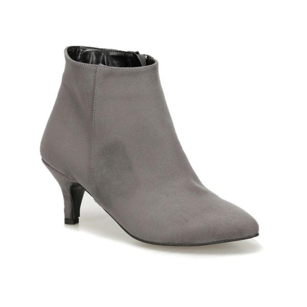 

flo pinbal77z gray suede women 's boots butigo, Black