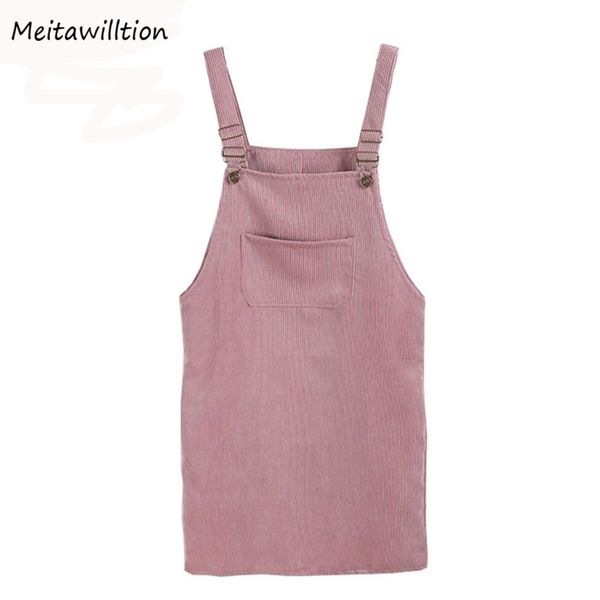 

11 colors women corduroy summer dress 2018 ladies spring korean sundress sarafan vest overall dresses vintage casual dress, Black;gray