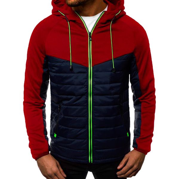 

fashion mens zipper hoodies hip hop sweatshirt autumn men patchwork hooded tracksuit male hoody brand clothing, Black;brown