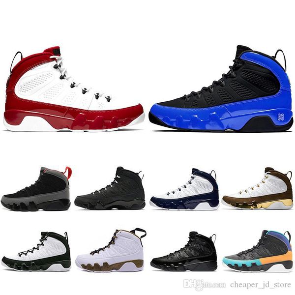 

gym red citrus racer blue 9 ix 9s mens basketball shoes dream it unc la bred space jam men sports sneakers us 7-13