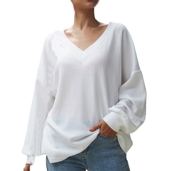 

new spring autumn womens sweaters casual long sleeve v-neck fashion ladies sweater sueter mujer invierno 2019, White;black