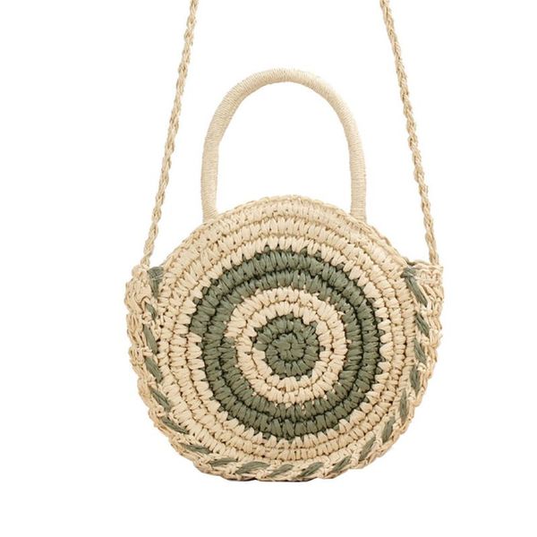 

women straw handbag shoulder lady crossbody bag tote satchel purse 517d