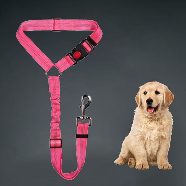 

pet supplies car seat belt dog seat belt dog leash traction belts cushioning elastic reflective safety rope traction rope