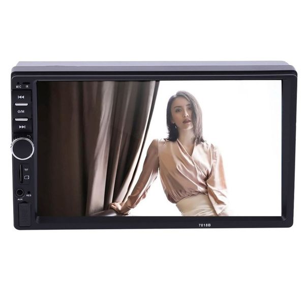 

7inch 2 din in dash lcd hd bluetooth touch screen car stereo radio mp5 player aux with led/lcd colorful display remote control
