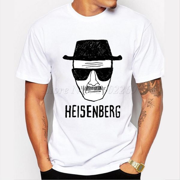 

2016 Men 'S Fashion Breaking Bad T Shirt Heisenberg 3d Printed Shirt Walt White Short Sleeve Tee Hipster Hot Sale Tops