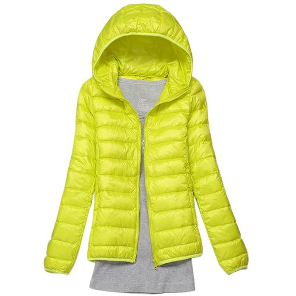 

winter women down jacket ultra light down 90% white duck coat jacket ladies' hooded parkas quality brand spring autumn, Black