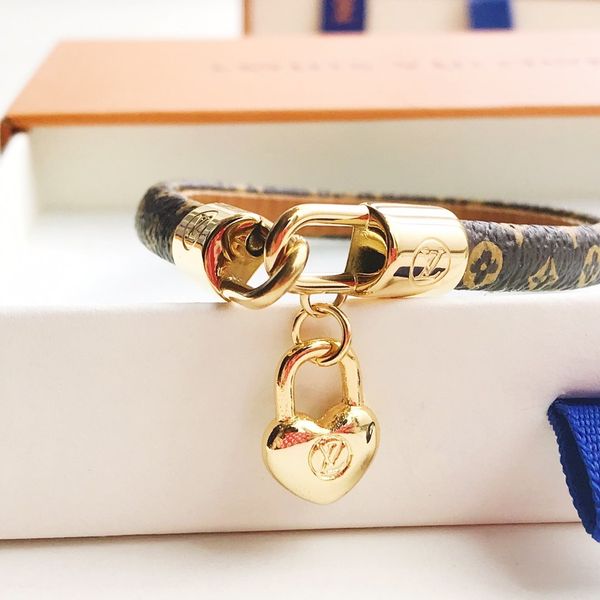 

luxury quality bracelets old flower love design brass leather bracelet fashion ladies hand rope jewelry supply, White
