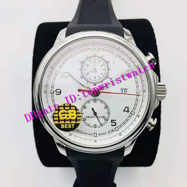 

GB Top PORTUGIESER IW390502 мужские часы Cal.89360 автоматический механический хронограф наручные часы Сапфир ЧПУ нержавеющая сталь резиновый ремешок