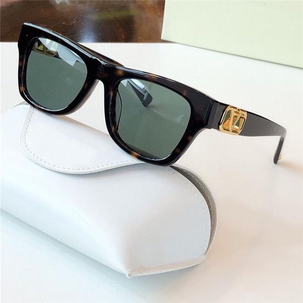 

new fashion designer sunglasses 4066 square plate small frame set simple and elegant style outdoor glasses with frame, White;black