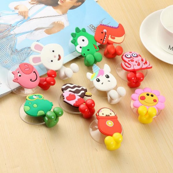 

cartoon unicorn hook sucker wall hook purse key holder wall kitchen hooks bathroom hanger suction cup toothbrush holder