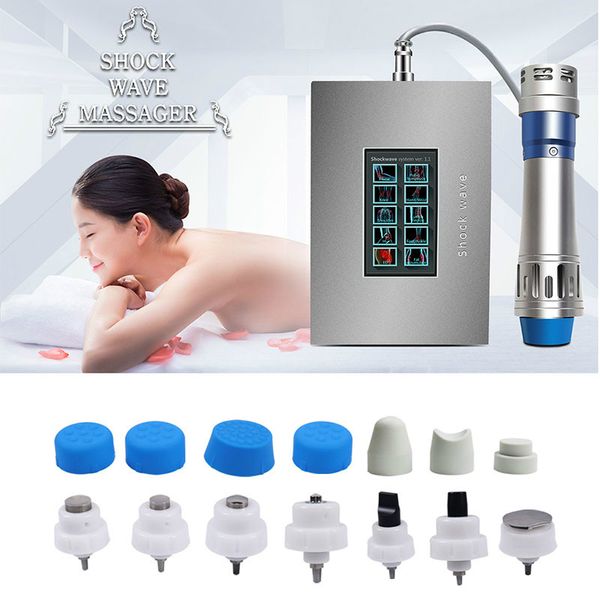 

2020 shockwave physiotherapy instrument ed electromagnetic extracorporeal shock wave therapy machine pain relief body relax massager