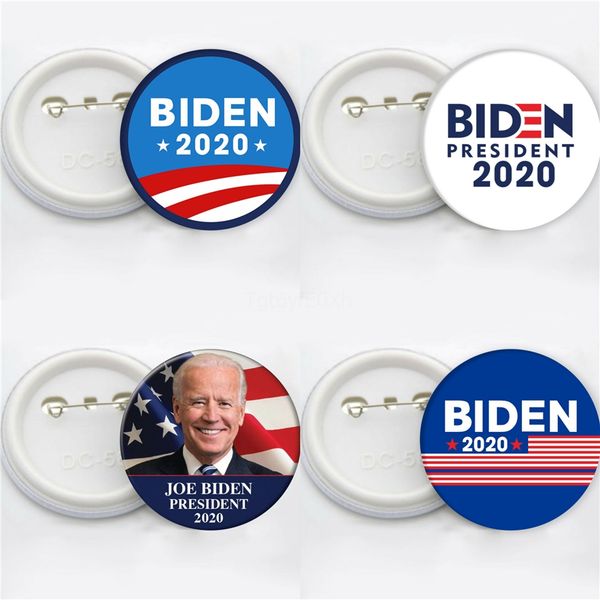 

8 styles joe biden brooch 2020 us presidential election biden badge tinplate election badge party favor zza2221 3000 1pcs 842