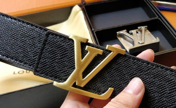 

2018 Большая пряжка ремень из натуральной кожи с дизайнерскими ремнями мужчины жен