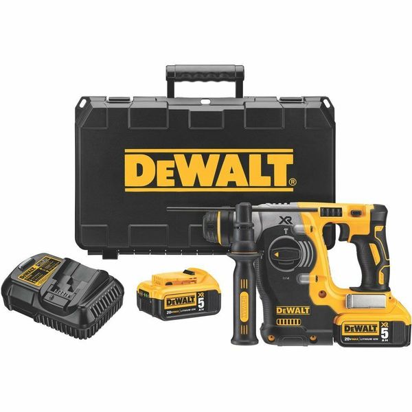 

Dewalt dch273p2 20v max bru hle d rotary hammer w 5ah battery