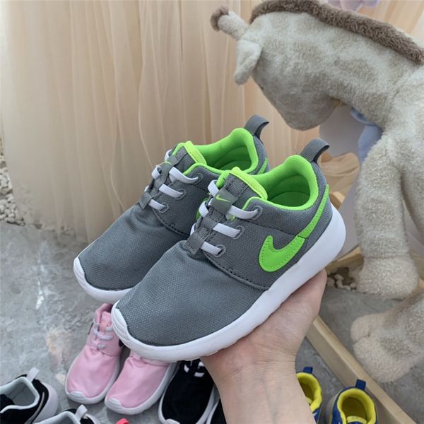 

luxury children infant kids shoes baby girls boys shoes letter mesh sport run sneakers casual shoes good quality, Black