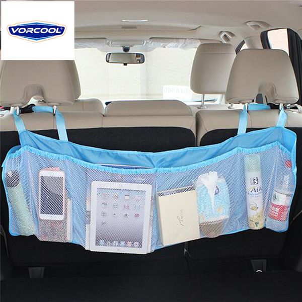 

car seat back bag multi-pocket auto hanging storage bag organizer vehicle hanger storage large capacity car trunk