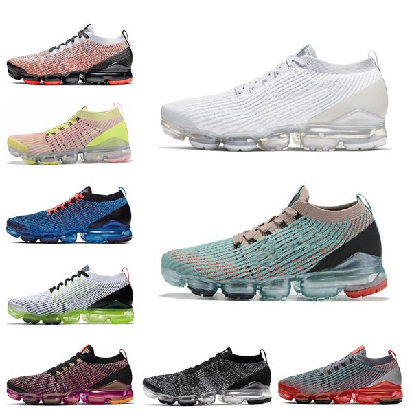 

2020 knit 3.0 fly men women running shoes triple black pure platinum barely volt bright mango oreo mens trainers sneakers size 36-45